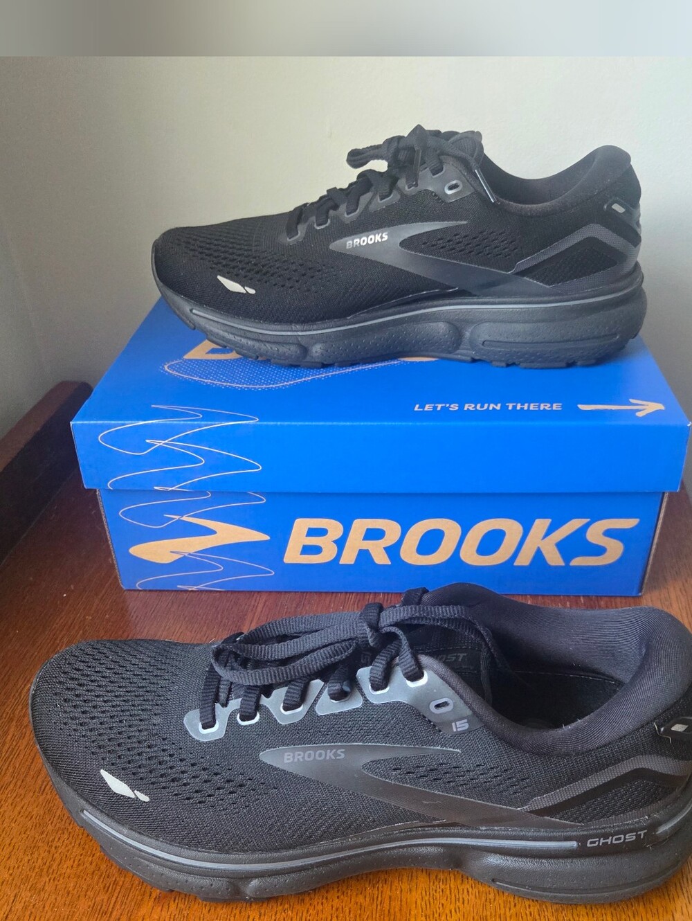 Brooks Ghosts Black 9.5